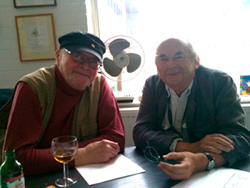 Russell Hoban and Quentin Blake in 2011