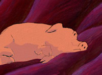 Animated Marzipan Pig