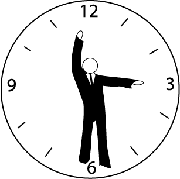 Partly Dave clock